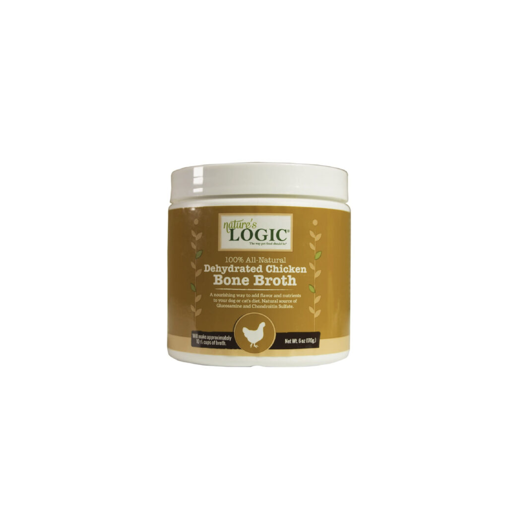 Nature’s Logic Dehydrated Chicken Bone Broth Raw and Kibble