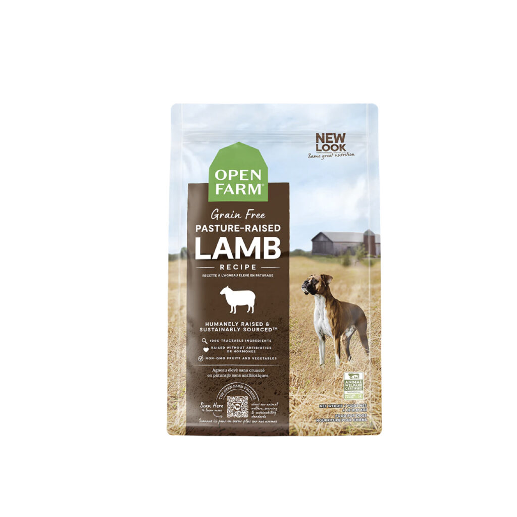 Open Farm GF Lamb 22lbs Raw and Kibble
