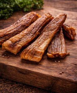 Loteria Treats Beef Backstrap (Beef Tendon Strips - Flat)